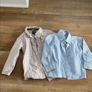 Kids Striped Button-Down Shirts